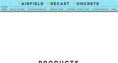 Desktop Screenshot of fairfieldprecastconcrete.com